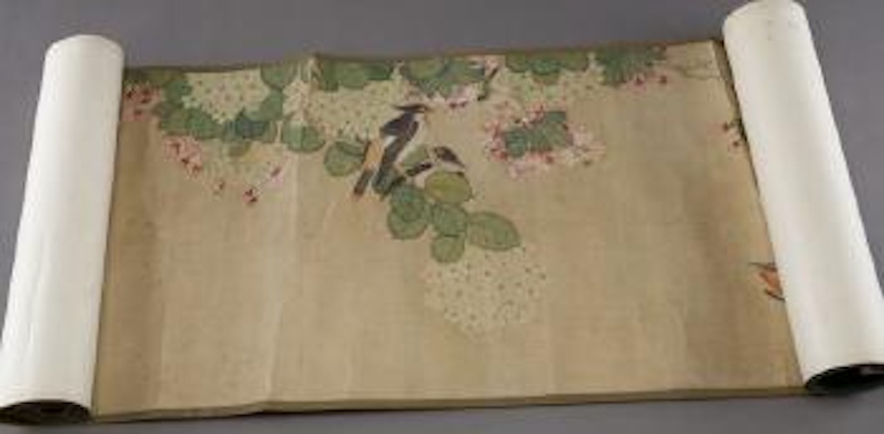 Birds and flowers by Lu Zhi