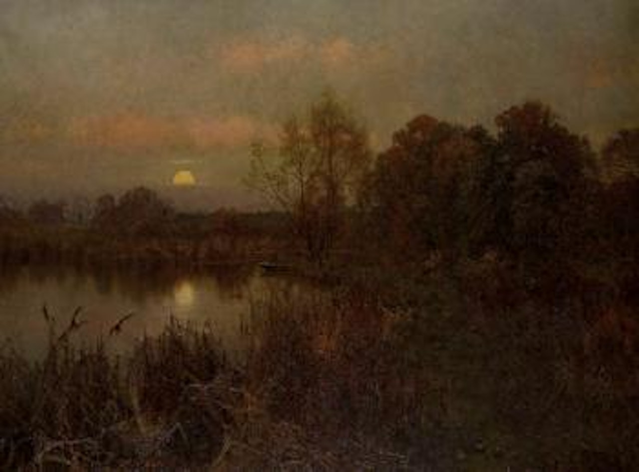 The rising moon by Edward Wilkins Waite