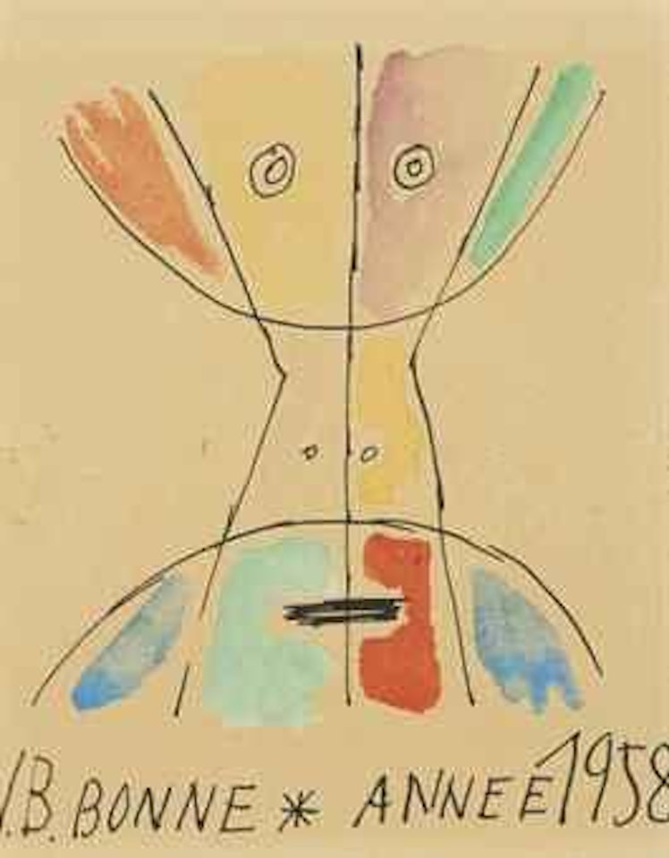 Sans titre (Carte de voeux) by Victor Brauner