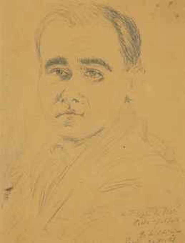 Portrait de Filippo de Pisis by Giorgio de Chirico