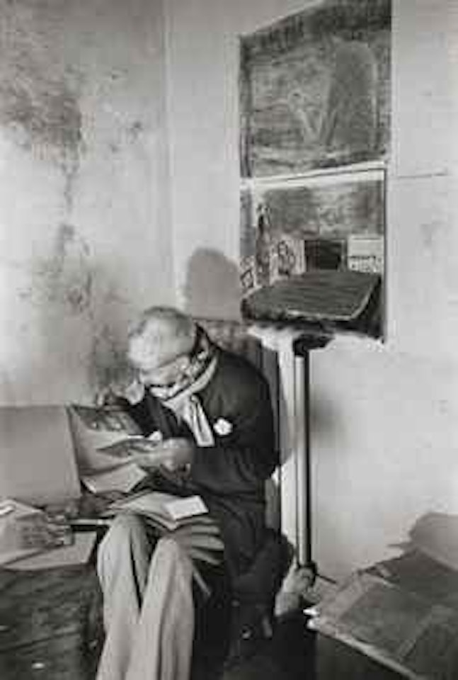 Pierre Bonnard dans son atelier, 1944 by Henri Cartier-Bresson