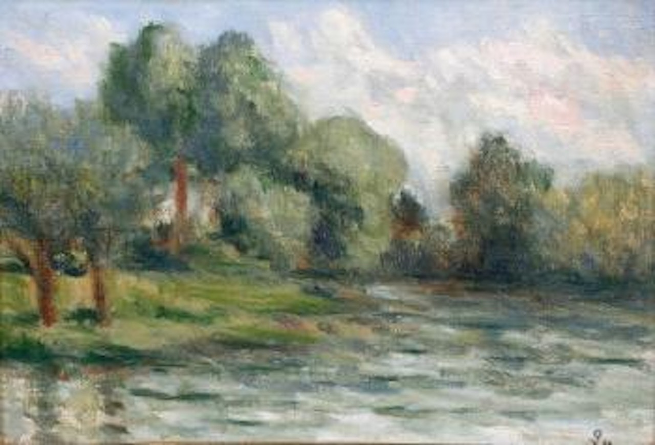 Paysage des environs de Rolleboise by Maximilien Luce