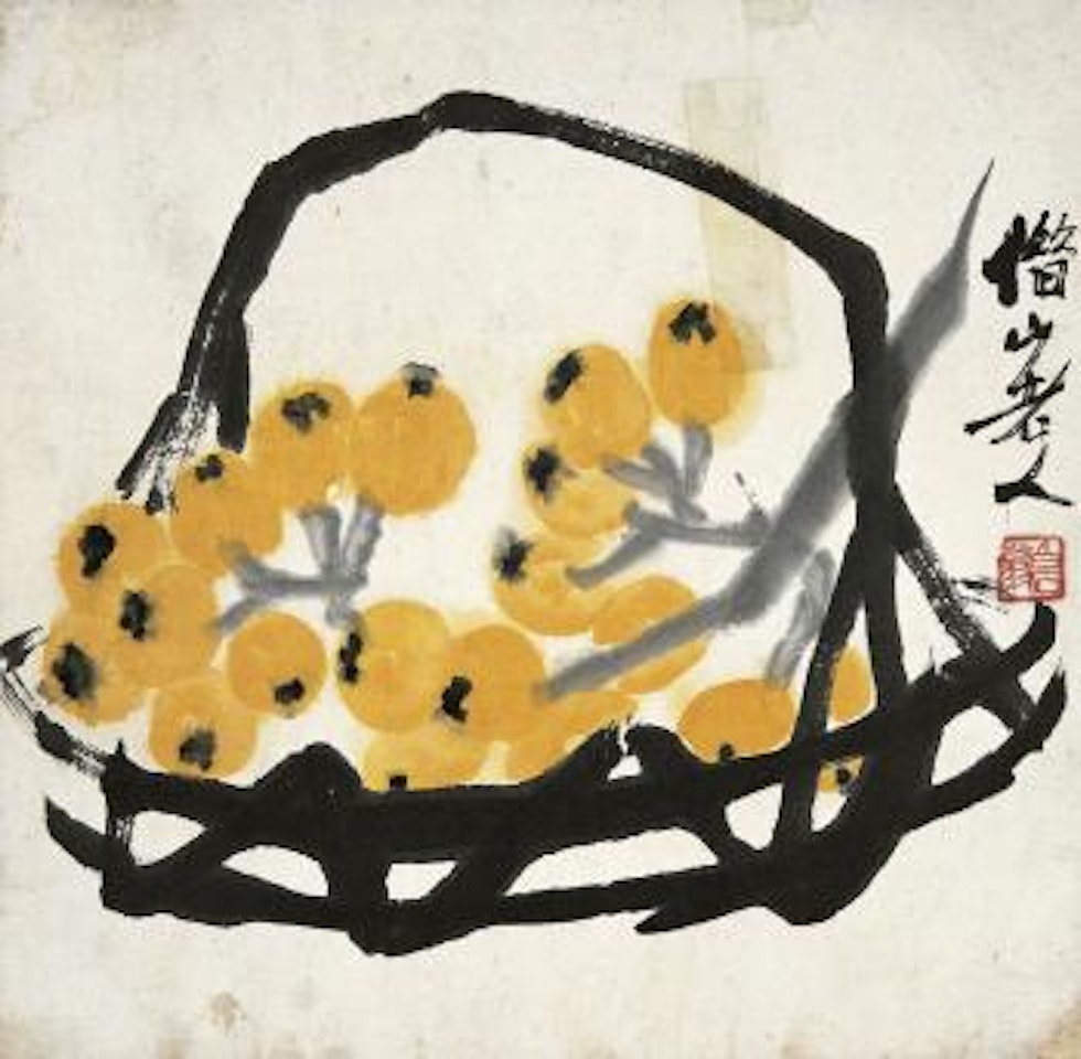 Loquats by Qi Baishi