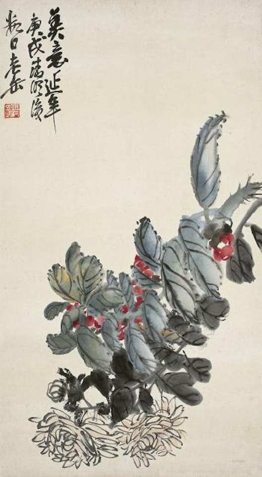Flower by Wu Changshuo