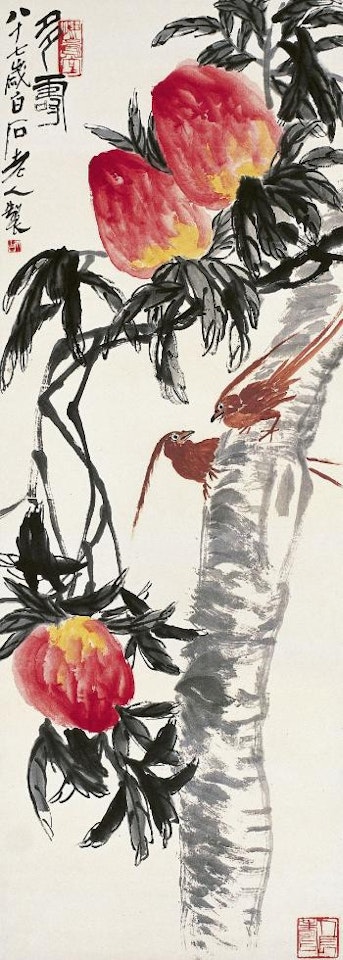 Peaches by Qi Baishi
