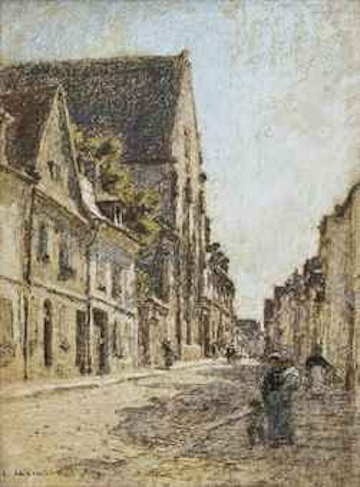 Rue à Bourgos by Léon Augustin Lhermitte