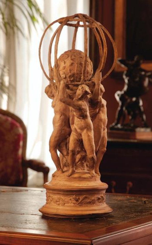 Fontaine Des Quatre Parties Du Monde Soutenant La Sphère by Jean-Baptiste Carpeaux