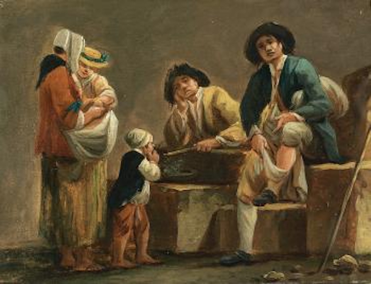 Réunion Paysanne by Pierre Antoine Demachy