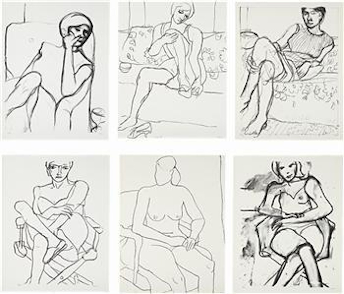 [Seated Woman Series] by Richard Diebenkorn