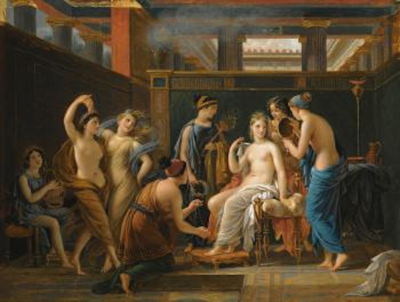 The Toilet Of Venus by French School