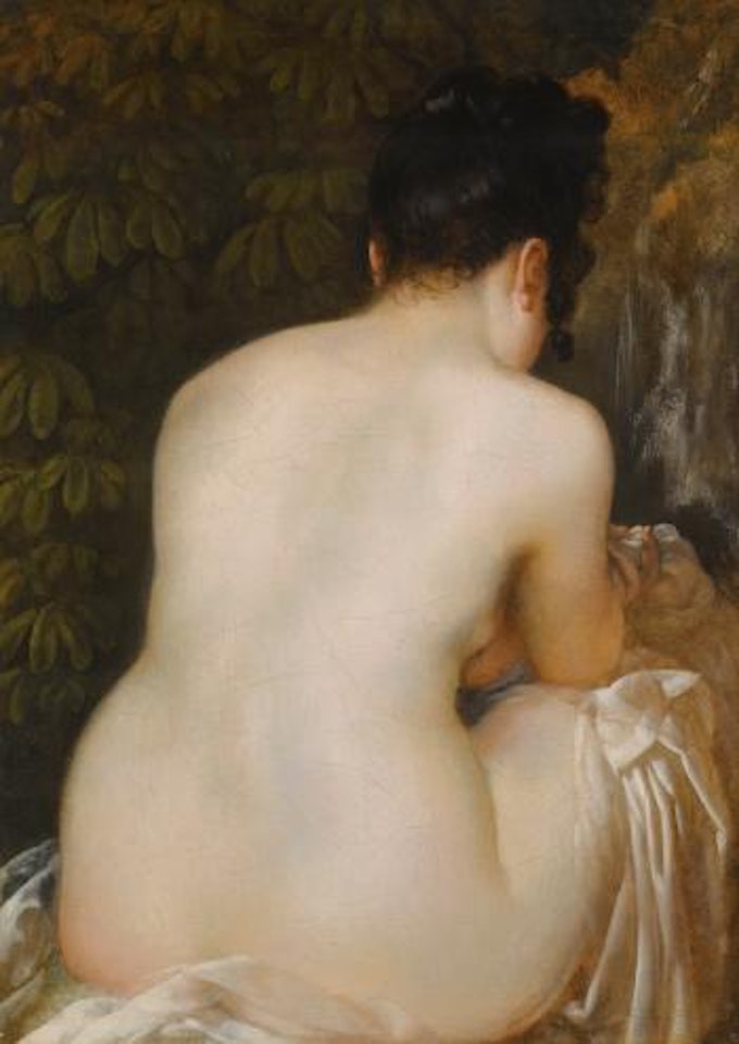 A Naked Woman Seen From Behind by Italian School