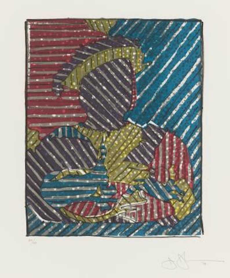 After Holbein (Ulae 259) by Jasper Johns