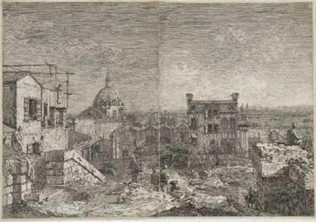 The house with the inscription. The house with the Peristyle (Imaginary view of Venice) by Canaletto