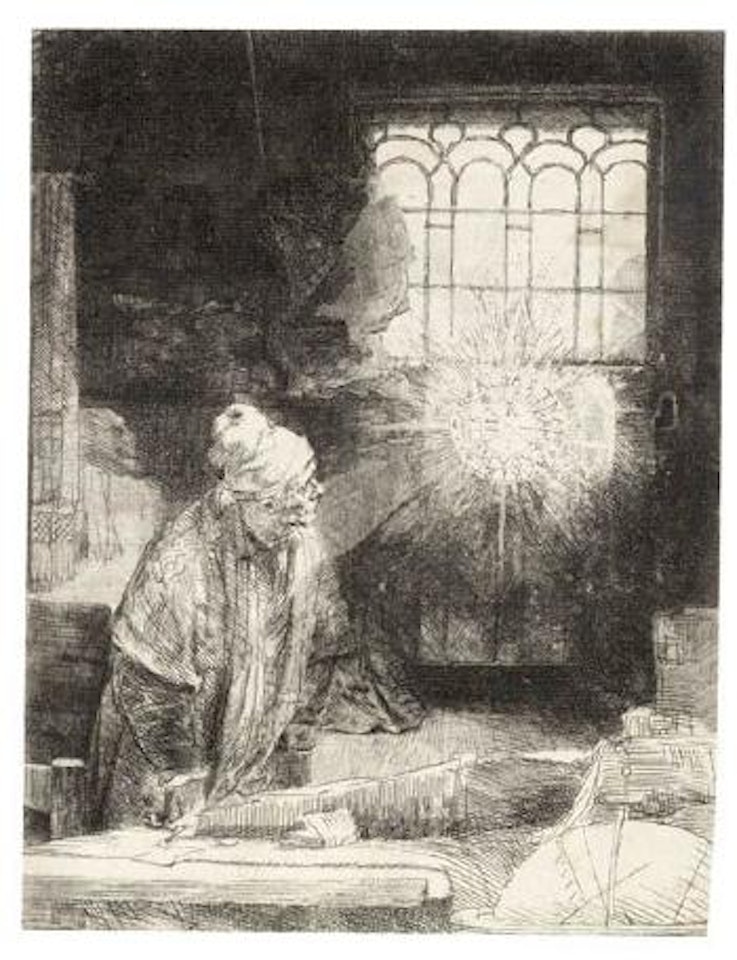 Faust by Attributed to Rembrandt Harmensz van Rijn