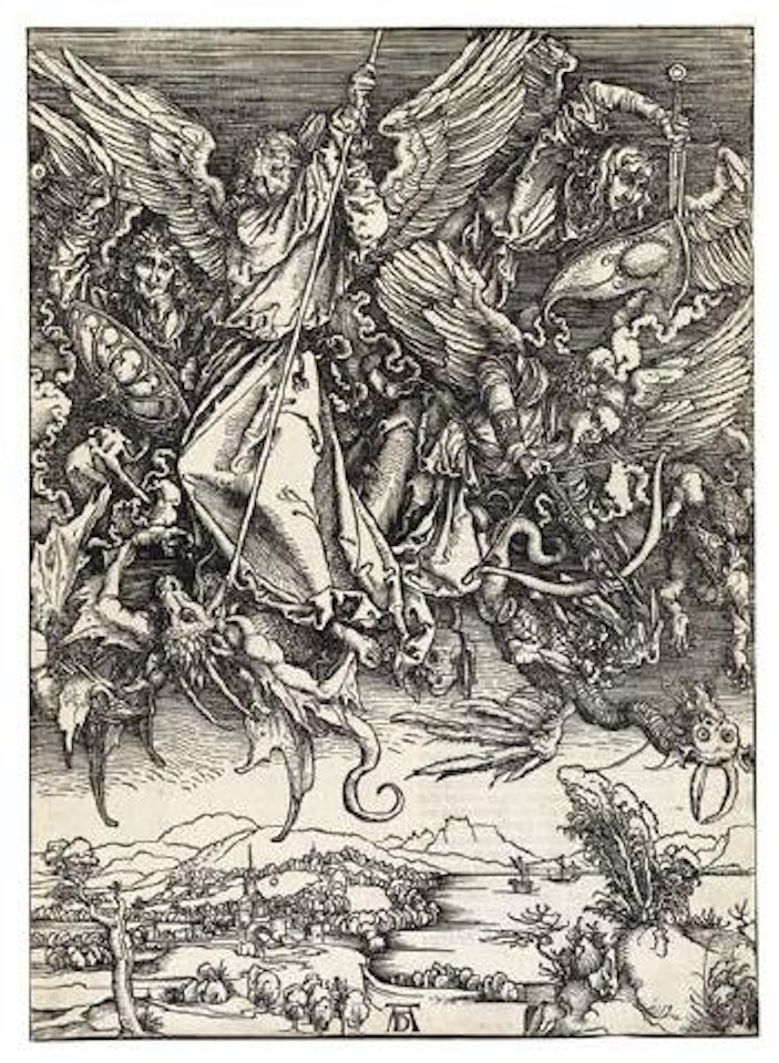 St. Michael Fighting the Dragon by Albrecht Dürer
