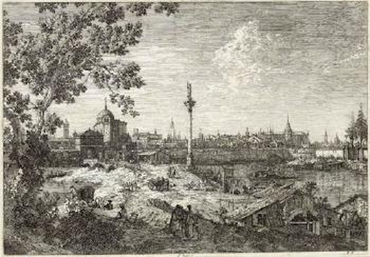 An imaginary view of Padua by Canaletto