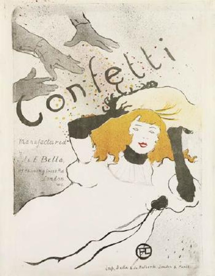 Confetti by Henri de Toulouse-Lautrec