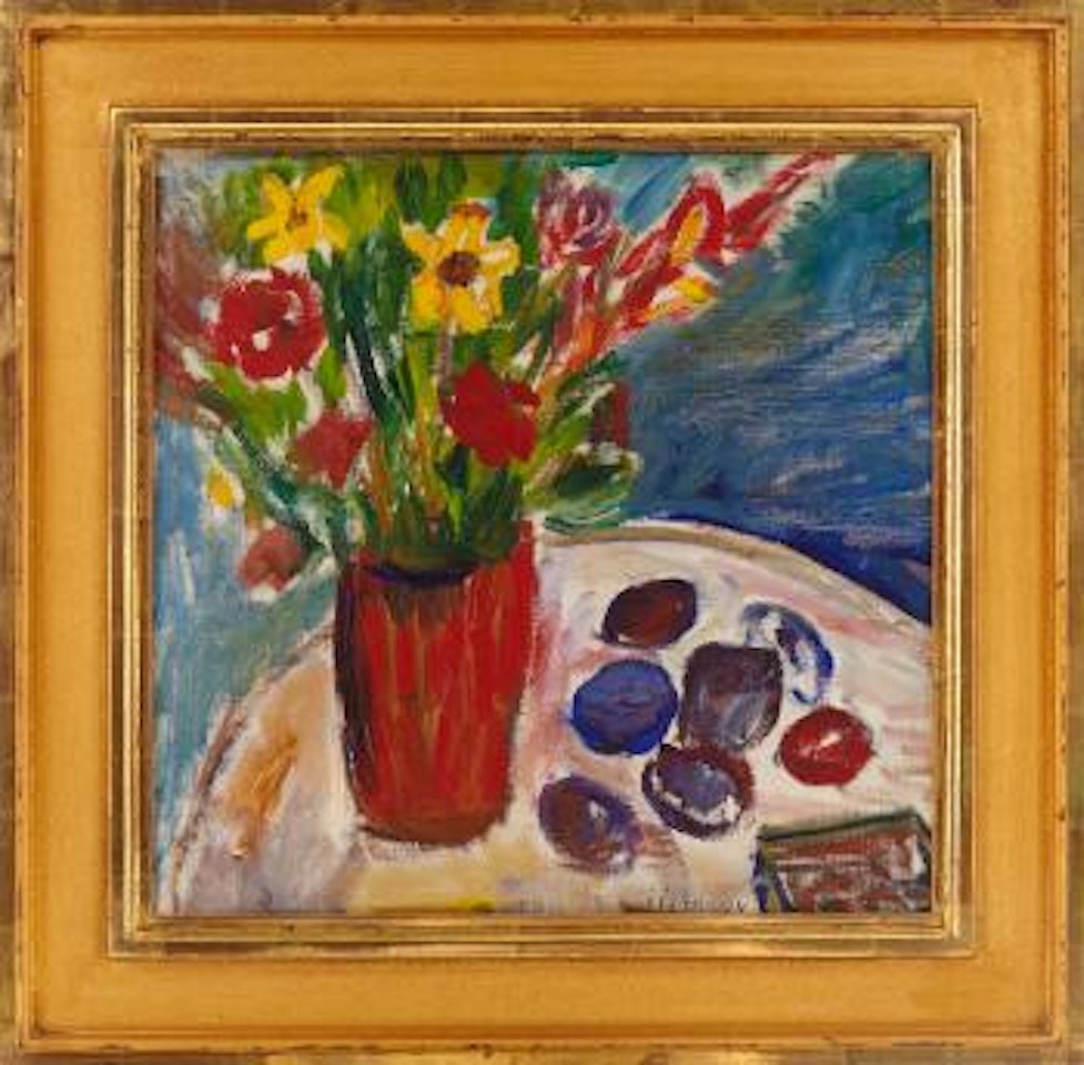 Stilleben med blommor by Ivan Ivarson