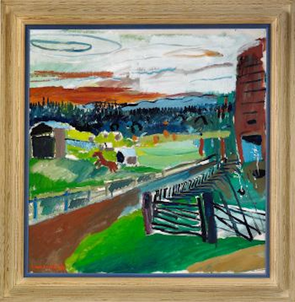 Landskap med häst by Sven Erixson
