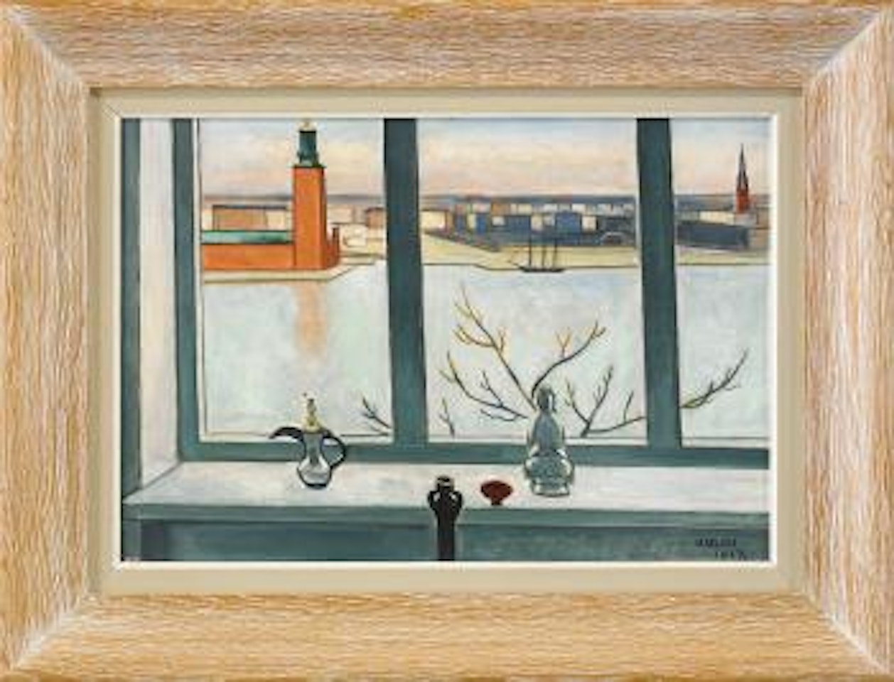 Fönstret - utsikt mot Stadshuset, Stockholm by Einar Jolin