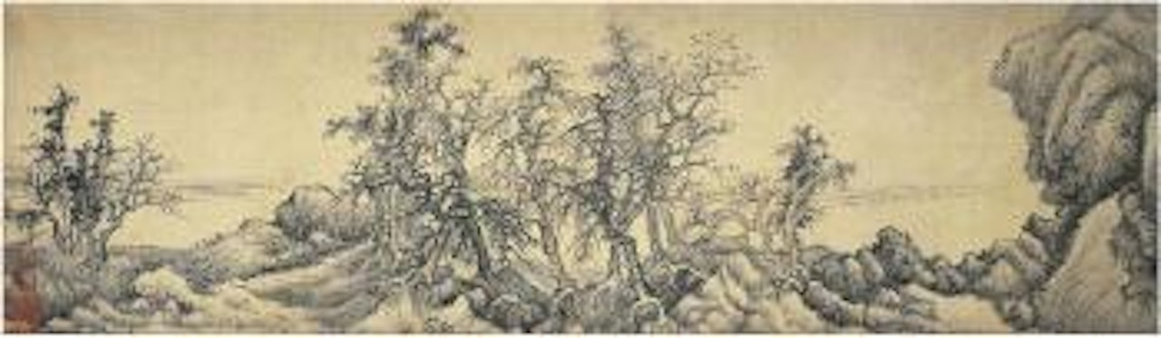 Scenery of autumn mountains by Wang Hui