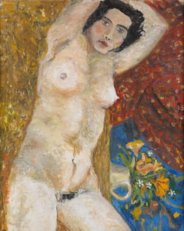Sylvie - liggande flicka by Sven Erixson