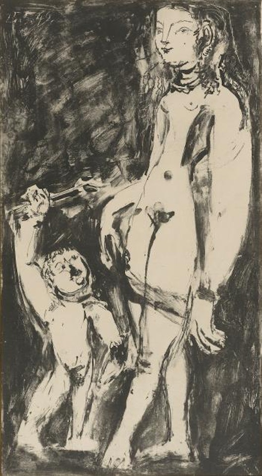 Venus Et L'amour (d' AprÃ¨s Cranach), 2e Variation (M. 183) by Pablo Picasso