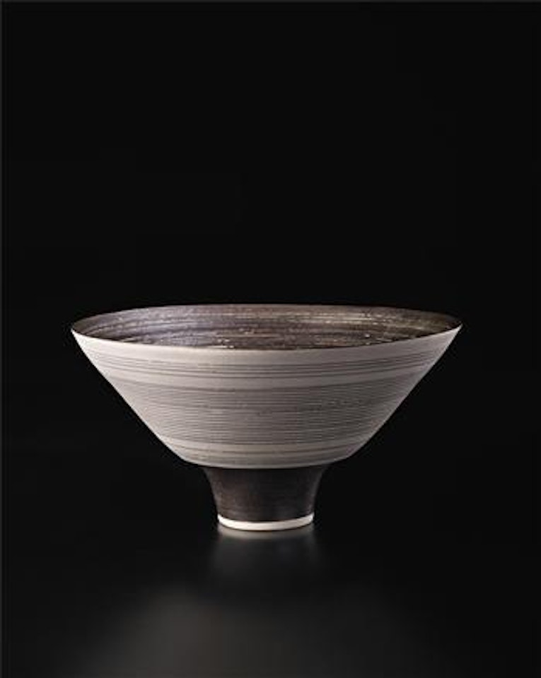 Conical bowl by Lucie Rie