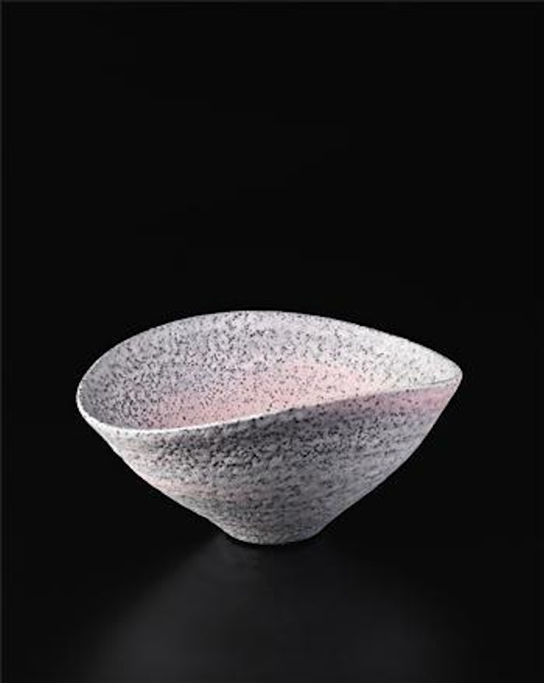 Large oval bowl by Lucie Rie