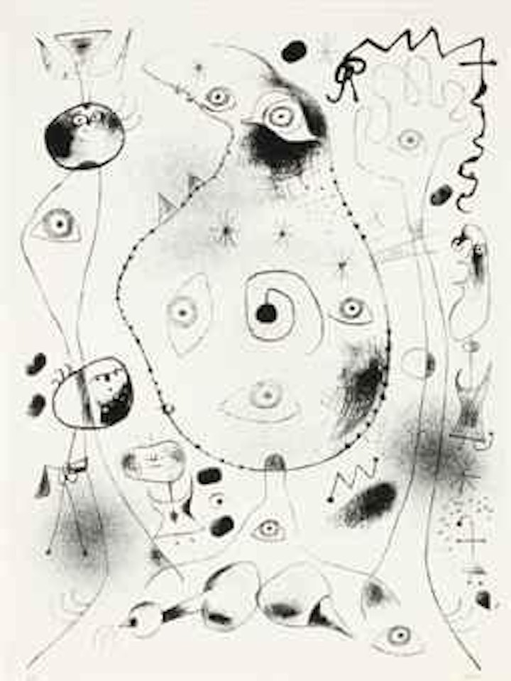 Barcelona VII, from Barcelona Series (Mourlot 12) by Joan Miró