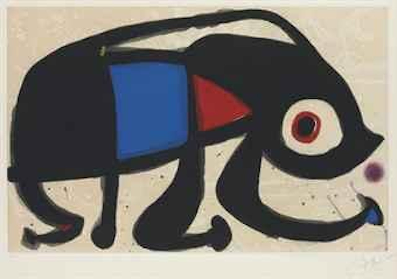Le Rat des Sables (D. 755) by Joan Miró