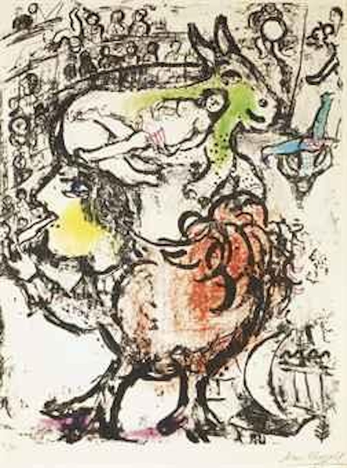 Pirouette de Cirque (M. 306) by Marc Chagall