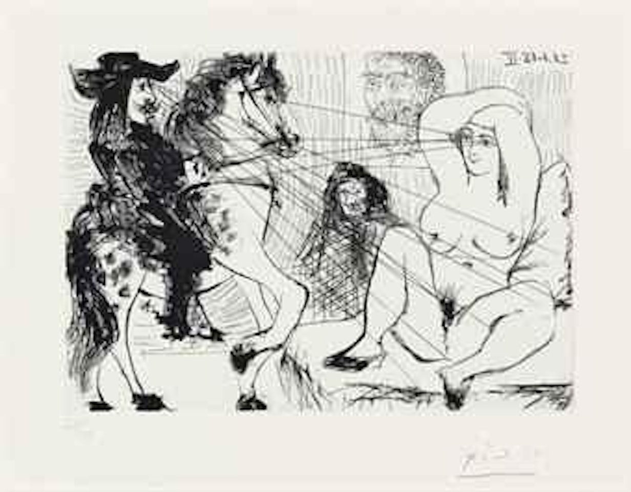 Échange de Regards, from La Série 347 (B. 1671; Ba. 1687) by Pablo Picasso