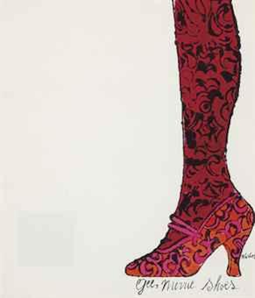 Gee, Merry Shoe (not in F. & S.) by Andy Warhol