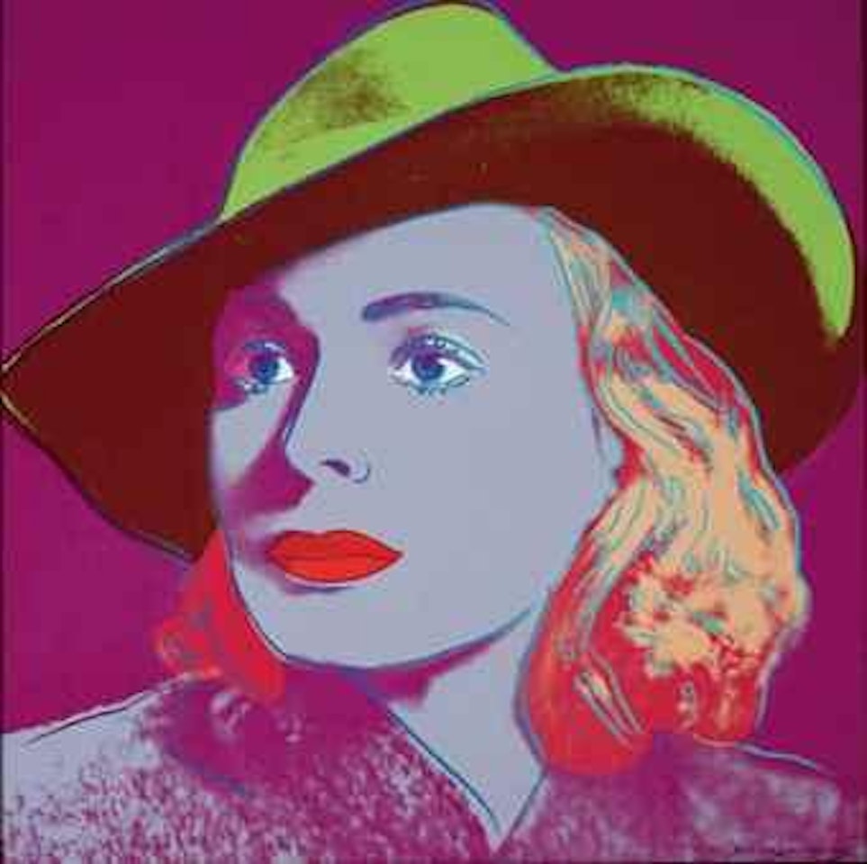 With Hat, from Ingrid Bergman (F. & S. IIB.315) by Andy Warhol