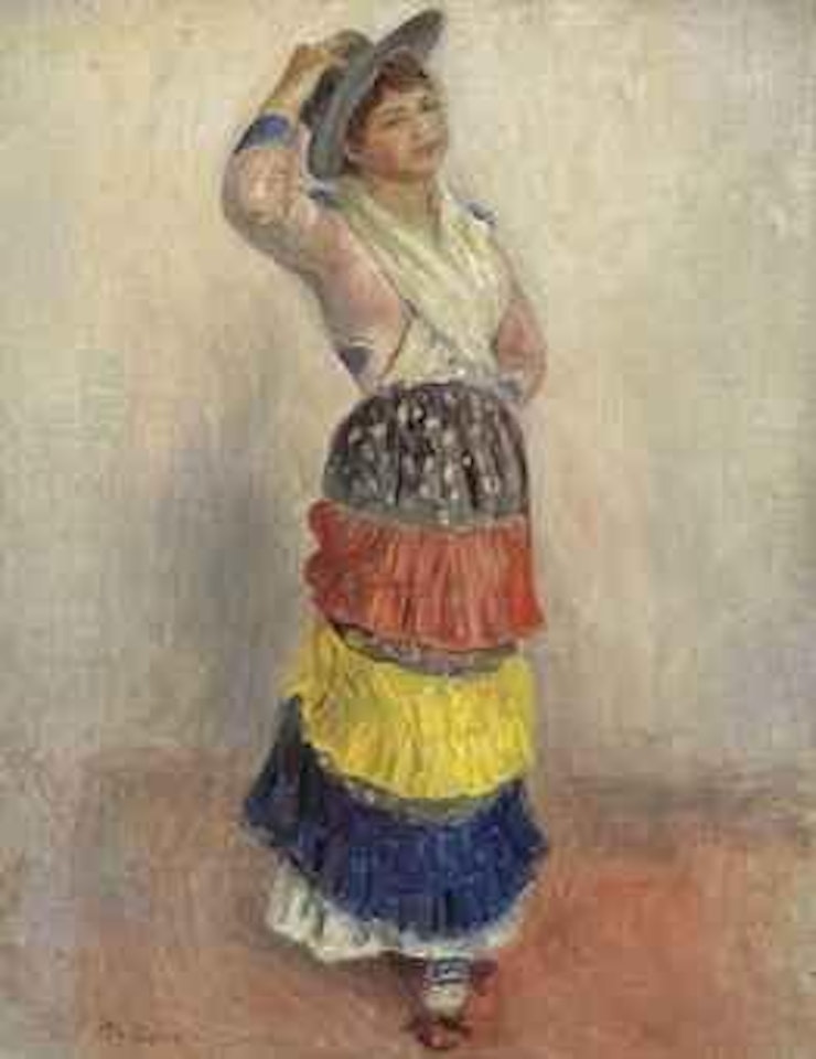 Femme dansant en costume d'italienne by Pierre-Auguste Renoir