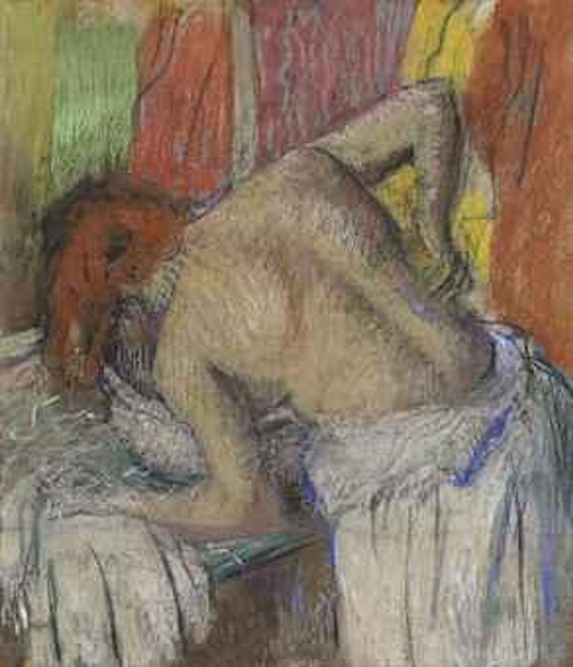 Femme s'épongeant le dos by Edgar Degas