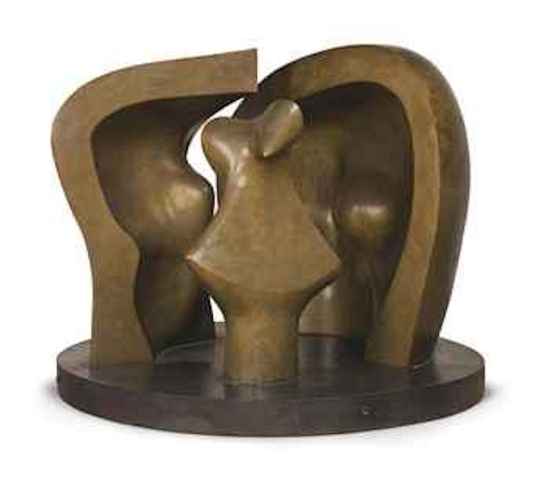 Figure In Shelter by Henry Moore