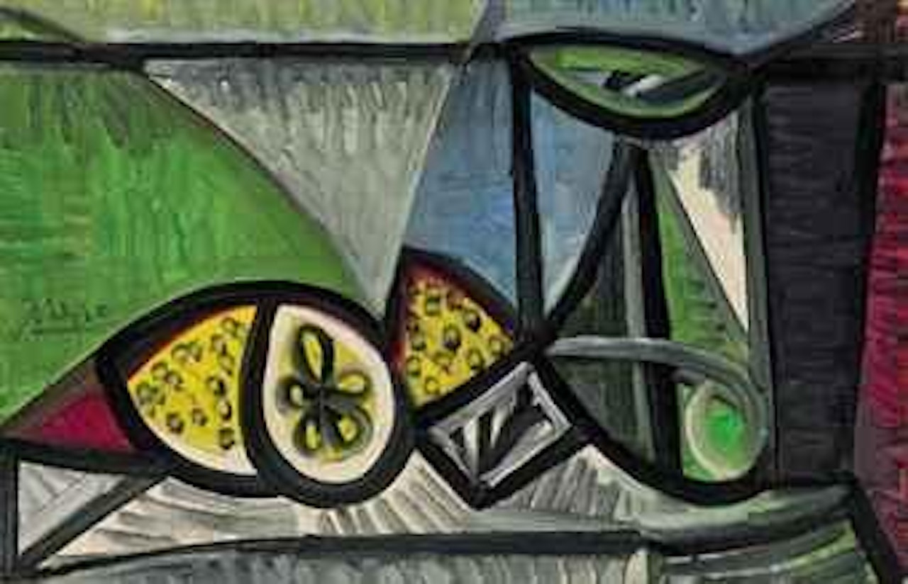 Citrons et verre by Pablo Picasso