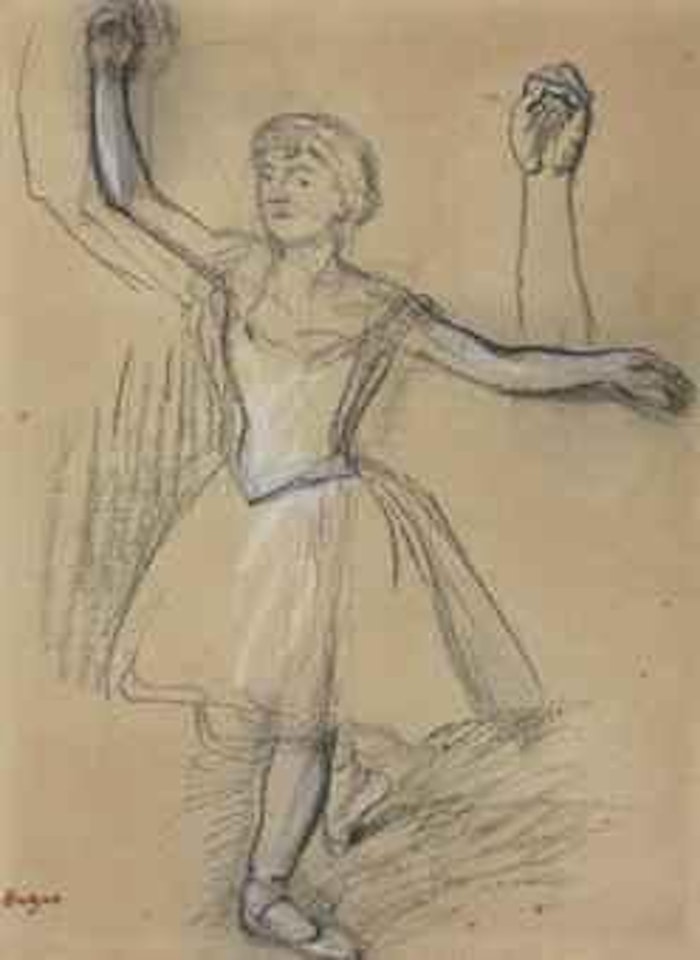 Danseuse vue de face by Edgar Degas