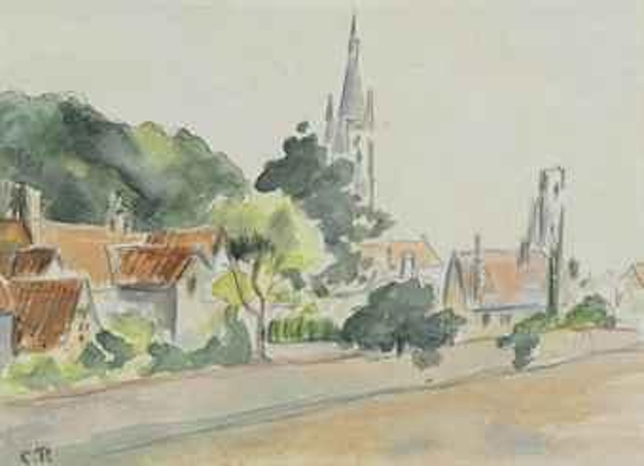 All Saints' Church, Beulah Hill by Camille Pissarro