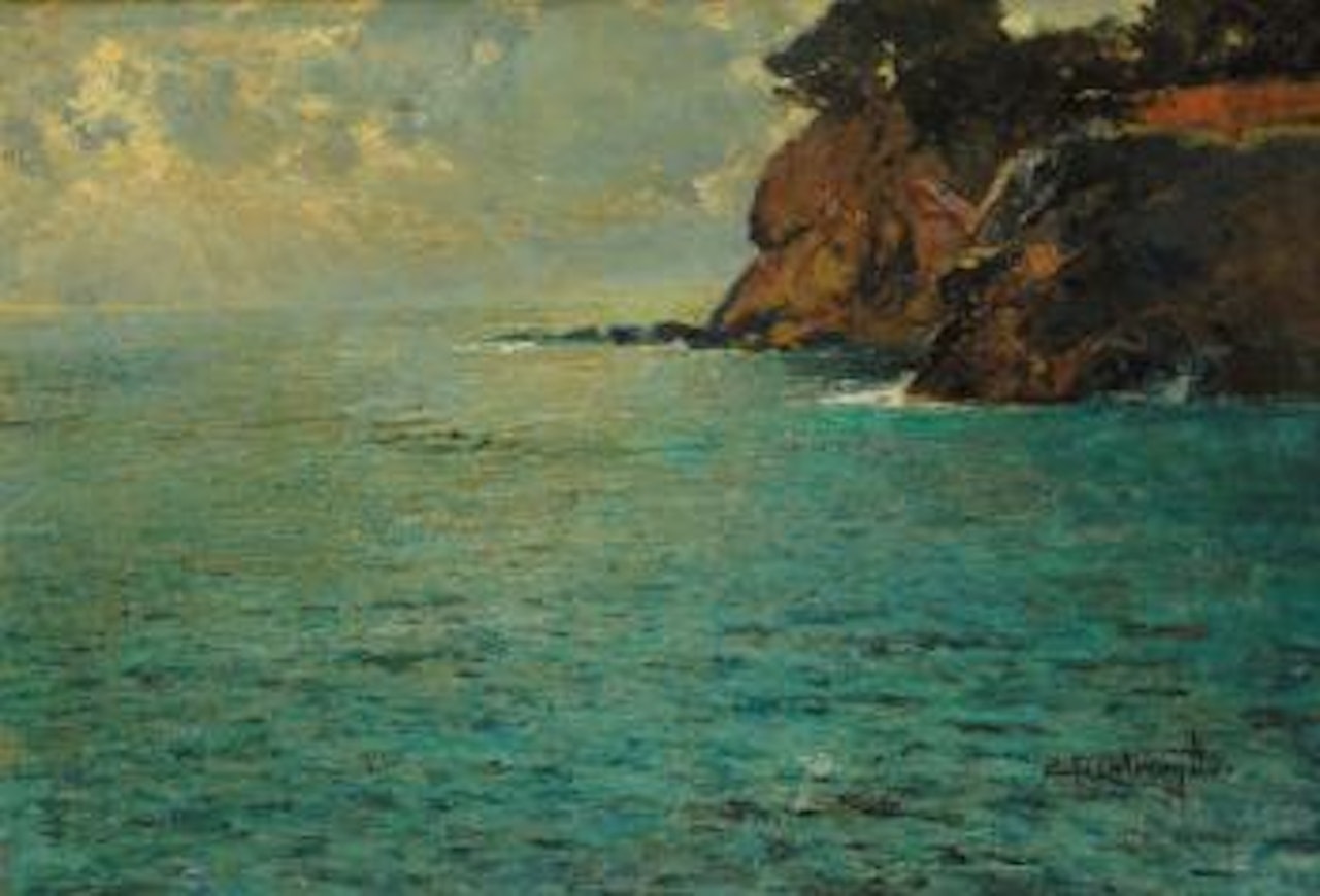 Marina ligure by Cesare Bentivoglio