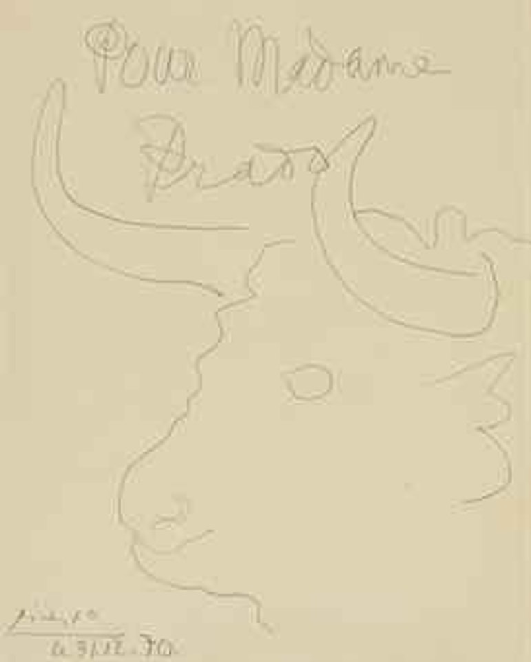 Le Taureau by Pablo Picasso