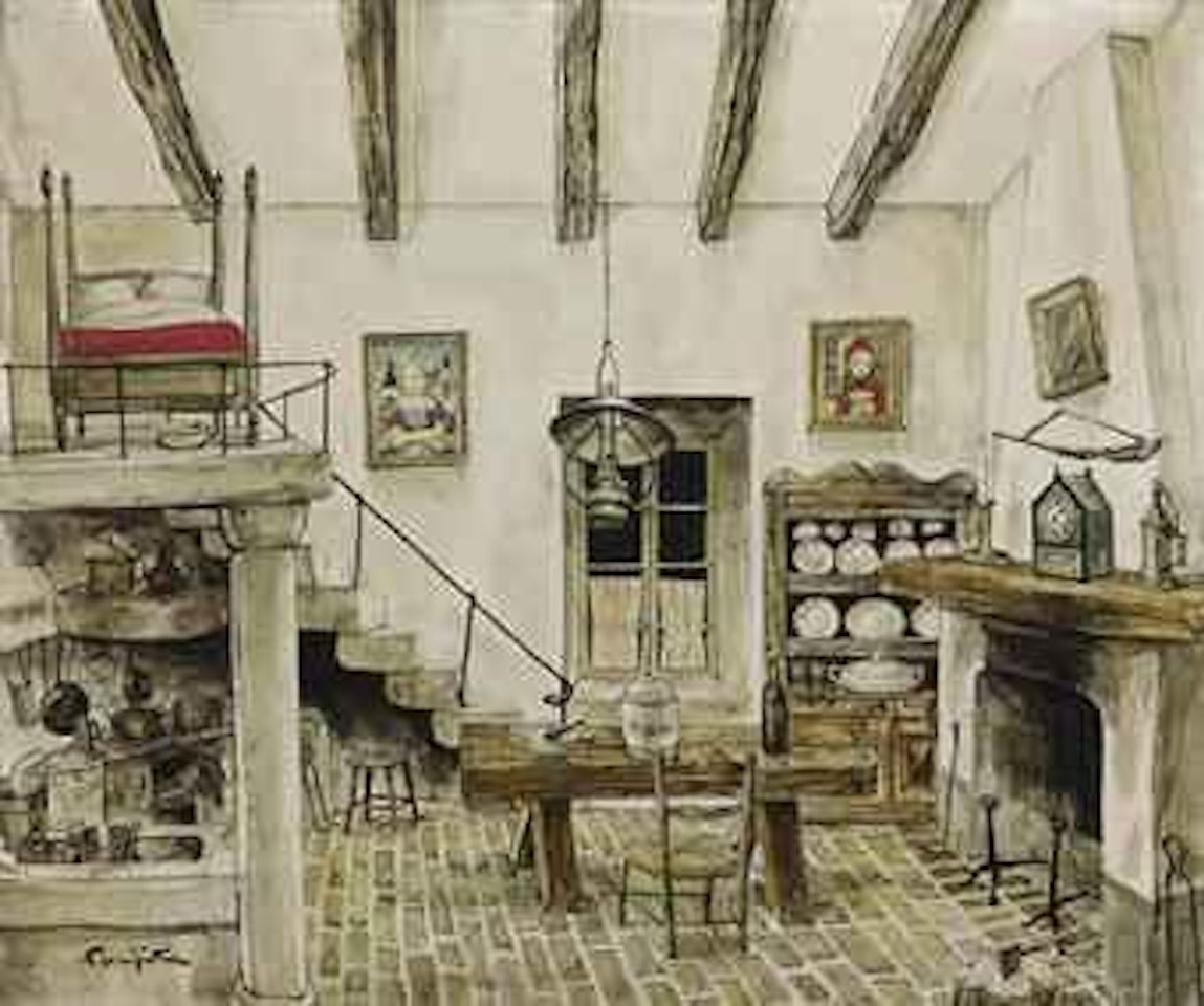 Mon Intérieur by Leonard Tsuguharu Foujita