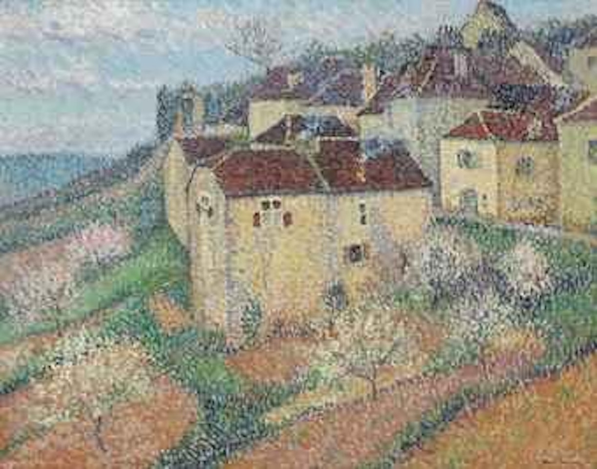 Vue de Saint Cirq-la-Popie by Henri Jean Guillaume Martin