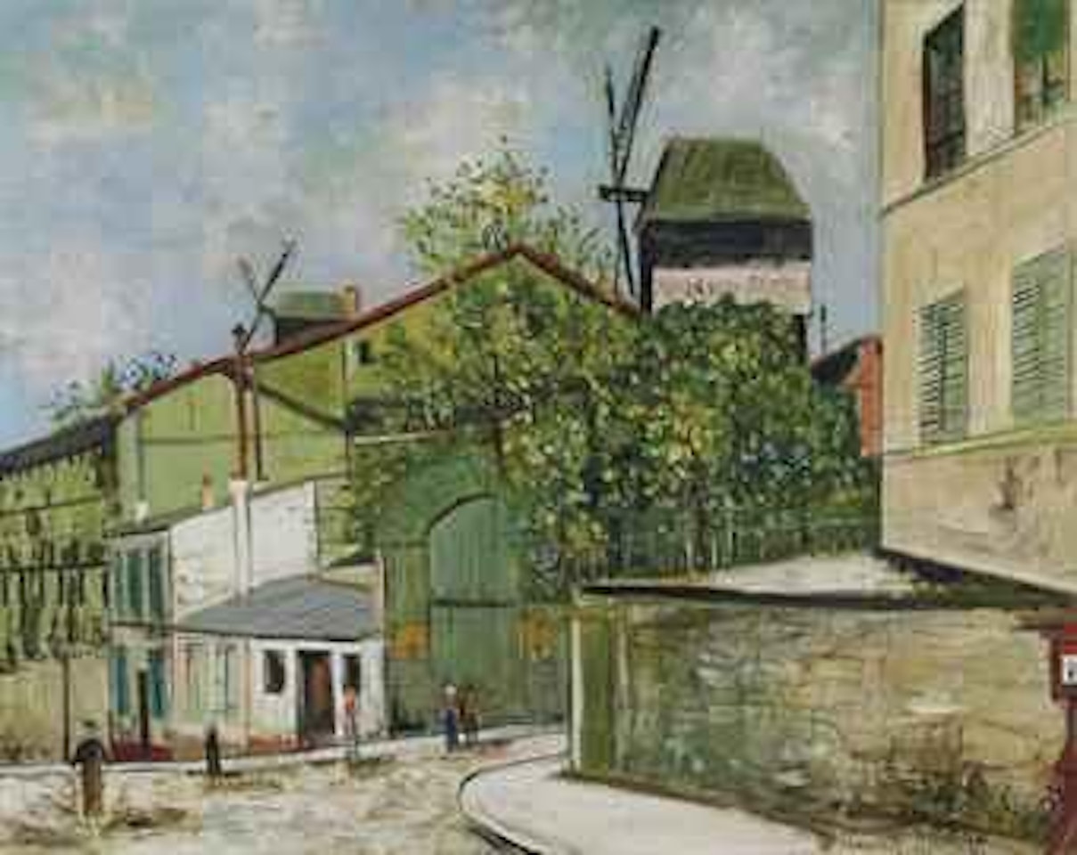 Le Moulin de la Galette à Montmartre by Maurice Utrillo