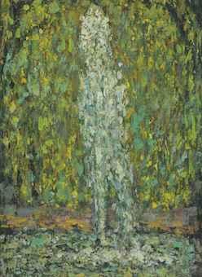 Jet d'eau sous bois by Henri Le Sidaner