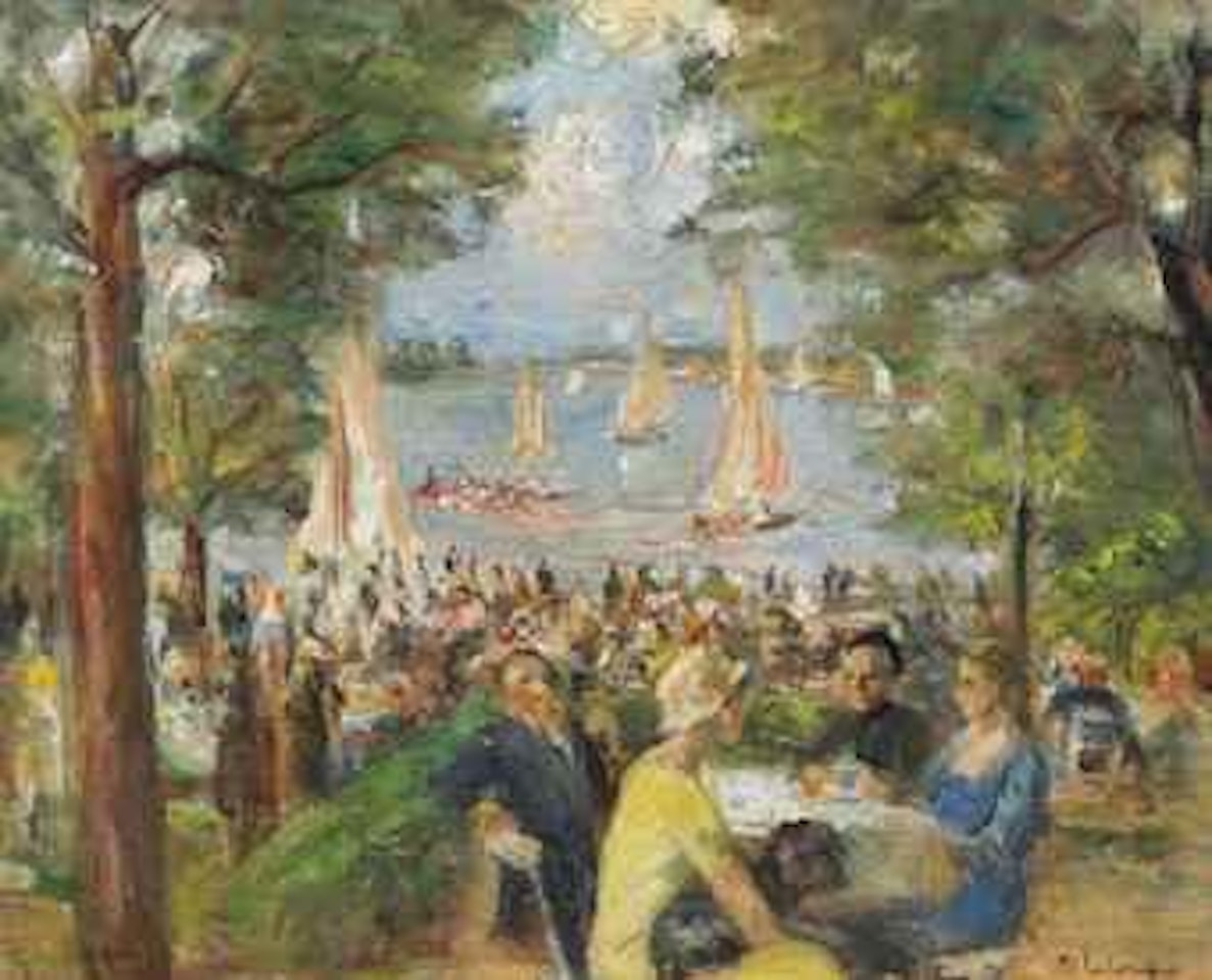 Gartenlokal an der Havel by Max Liebermann