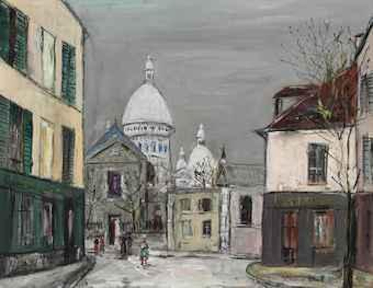 Place St Pierre, Montmartre by Maurice Utrillo