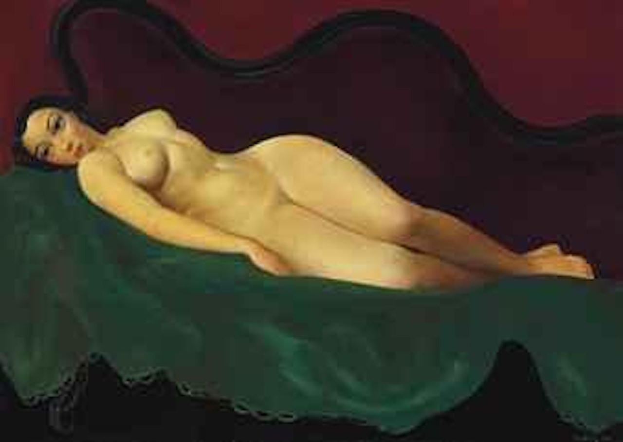 Grand nu au canapé by Moïse Kisling